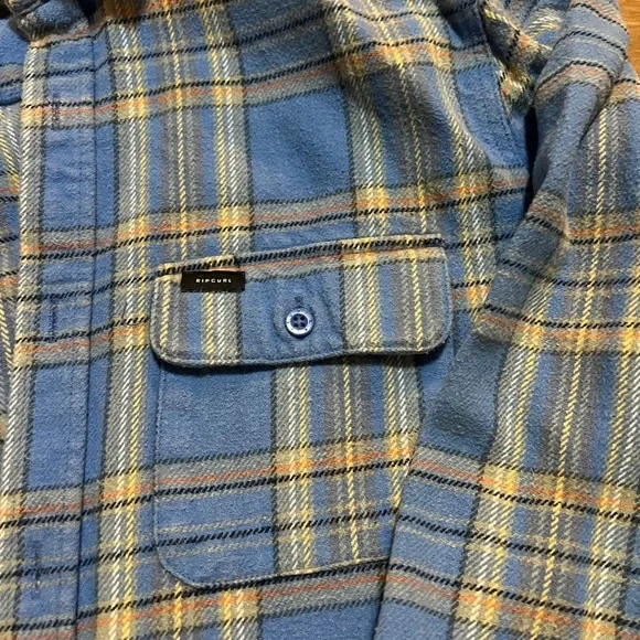 Men RIP curl Flannel Shirt - Picture 3 of 3